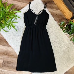 NWT MINKPINK Cleopatra Sleeveless Black Midi Dress